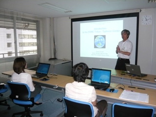 eighth on-the-job training in typhoon operations at the RSMC Tokyo - Typhoon Center