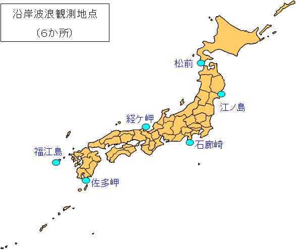 沿岸波浪観測地点