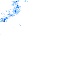 기상청 나우캐스트 강수 레이더 타일