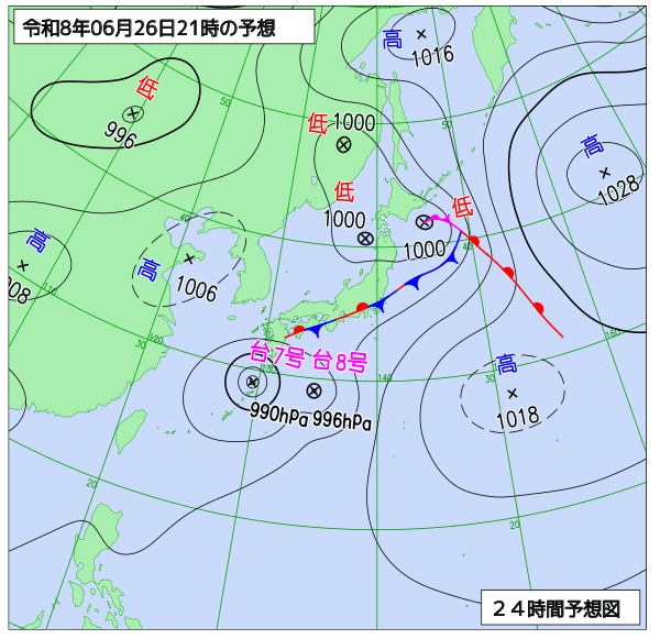 24時間予想 FSAS24（アジア）
