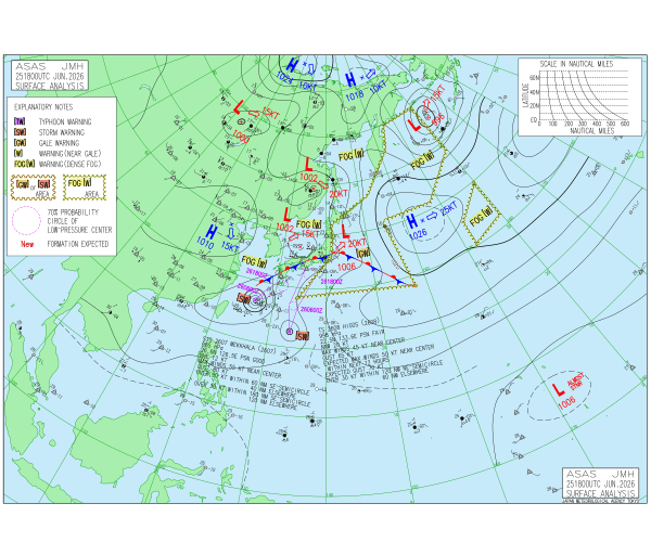 アジア地上実況 ASAS（最新）
