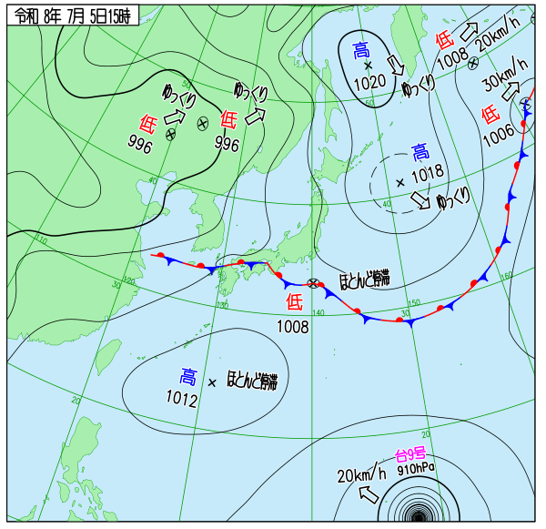 気象庁 | 天気図