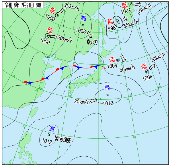気象庁 | 天気図