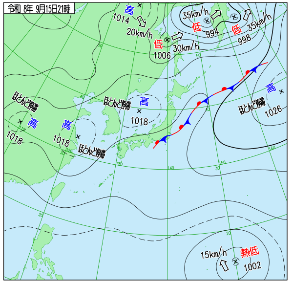 気象庁 | 天気図