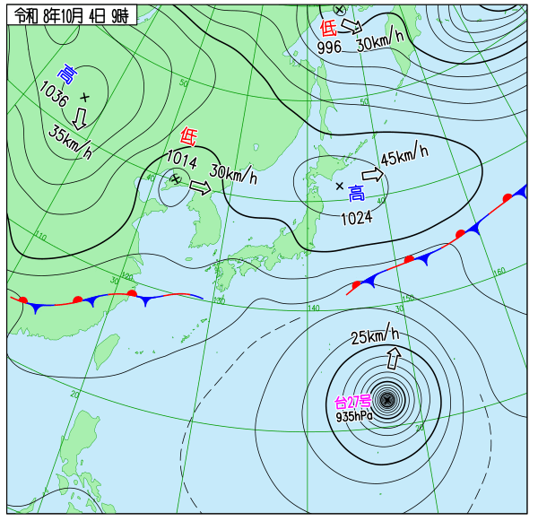 気象庁 | 天気図