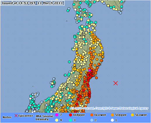 Japan Meteorological Agency seismic intensity scale - Wikipedia