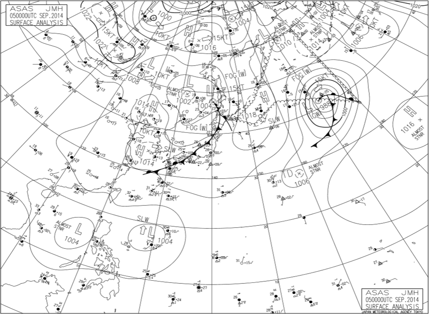 Weather map_Cold front