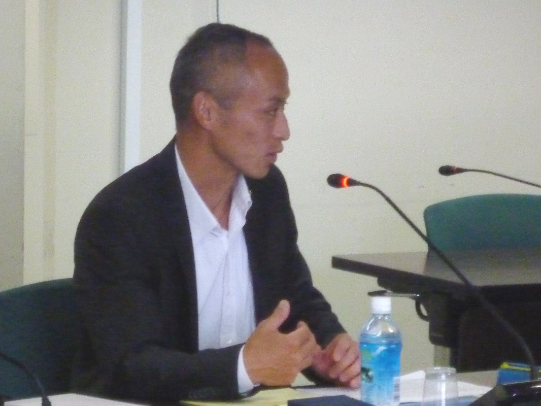 Hajime Yoshimura responding on behalf of the delegation (1/2)