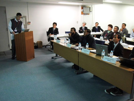 Lectures and exercises at the workshop