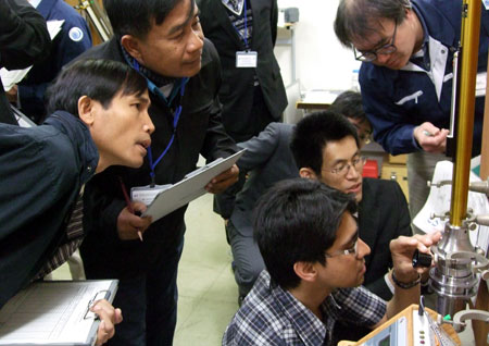 Lectures and exercises at the workshop