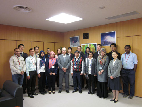 Participants on a courtesy visit