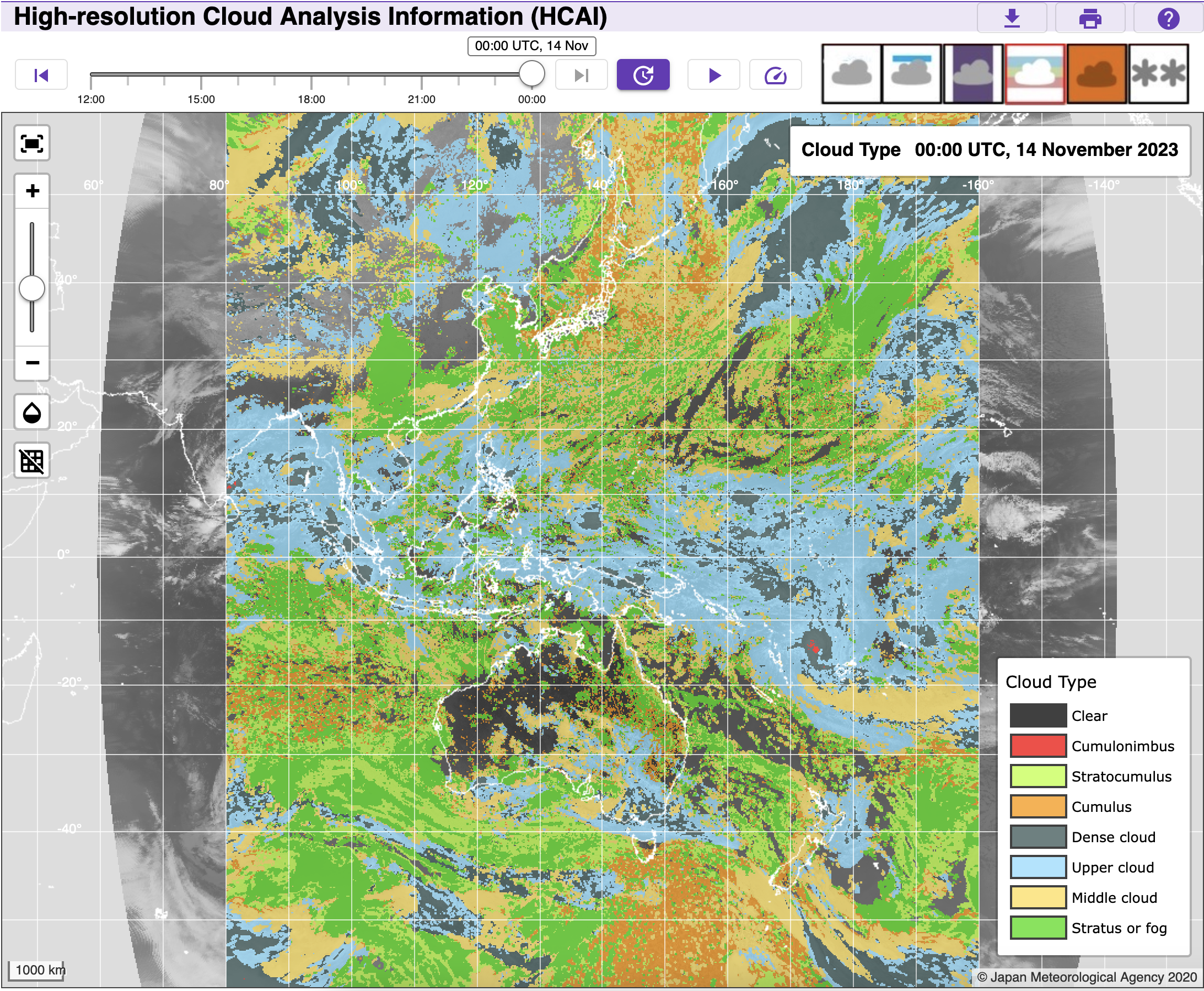 High-resolution Cloud Analysis Information (HCAI)