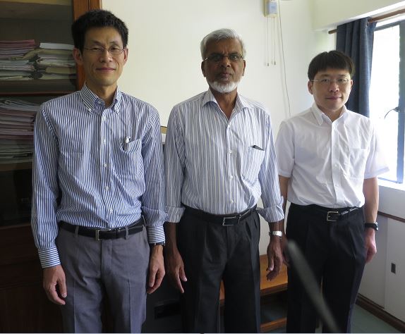 Courtesy visit to MMS Deputy Director B. M. Heetun