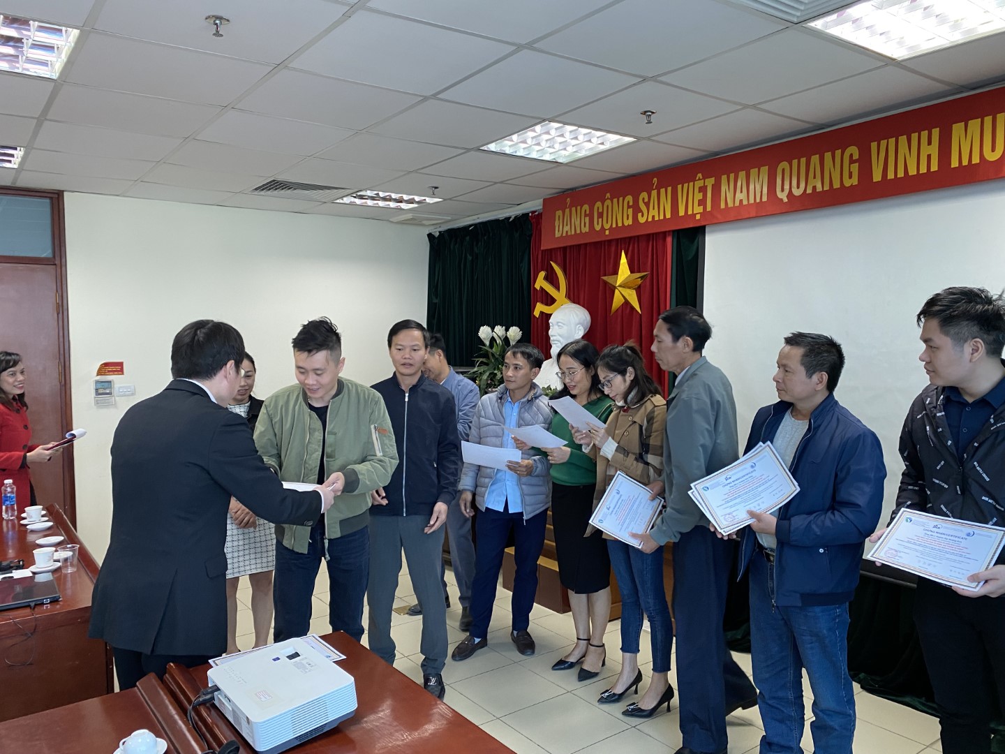 Completion ceremony