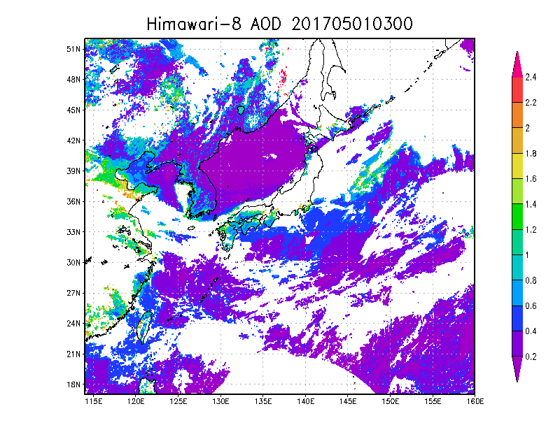 Aerosol Optical Thickness (AOT) 