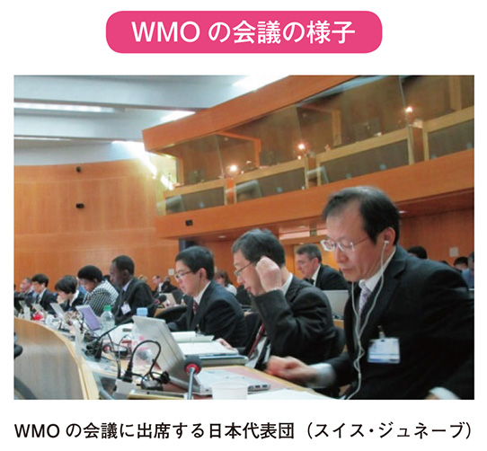 WMO の会議の様子