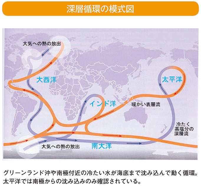 深層循環の模式図