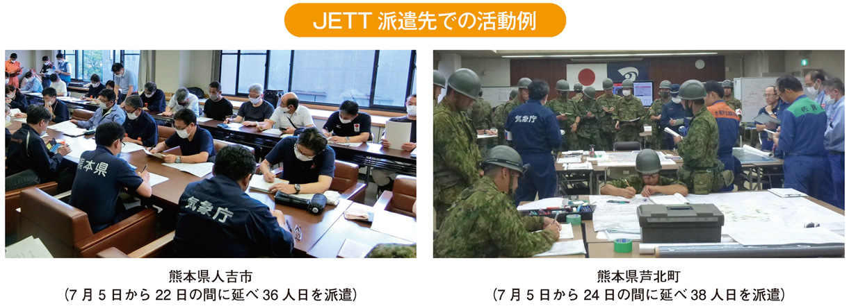 JETT派遣先での活動例