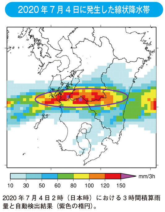 2020年7月4日に発生した線状降水帯