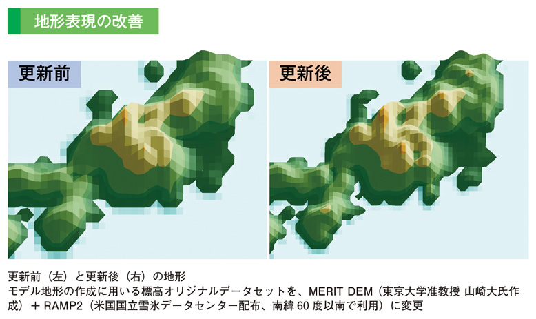 地形表現の改善