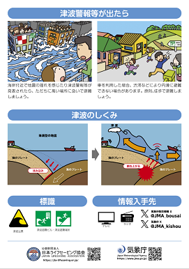 津波フラッグリーフレット裏面