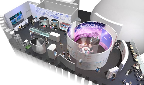 新しい気象科学館の完成イメージ