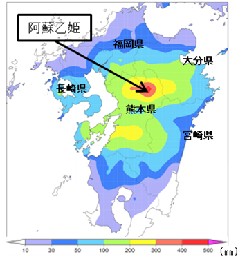 雨量分布図