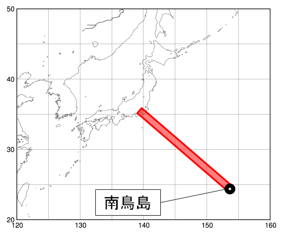 航空機による試料採取領域