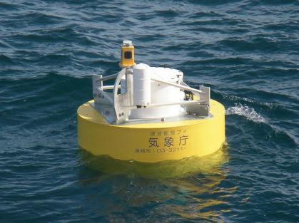 ブイ式海底津波計の写真