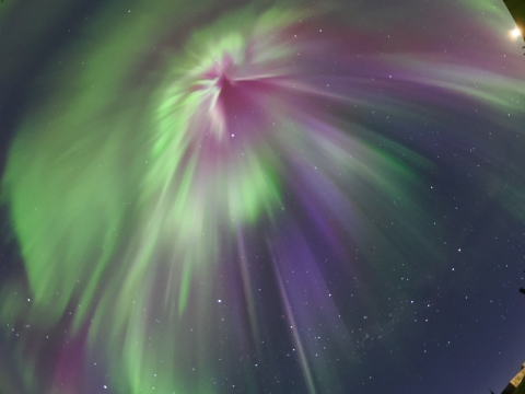 オーロラの写真