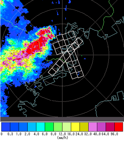降水強度の観測例