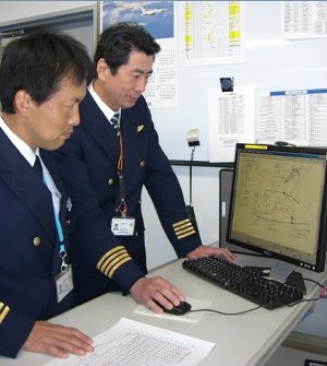 専用システムを利用するパイロット
