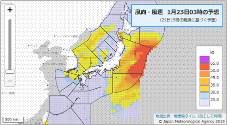 風向・風速分布FT12