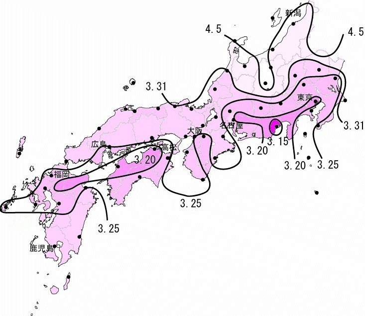 2007年さくら開花宣言ボトル