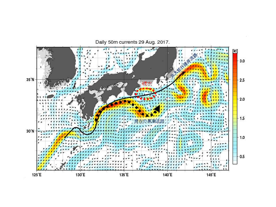 海流分布図